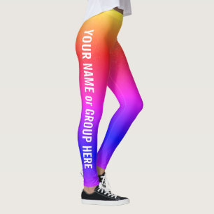 Benutzerdefinierter Gruppenname und Leggings für