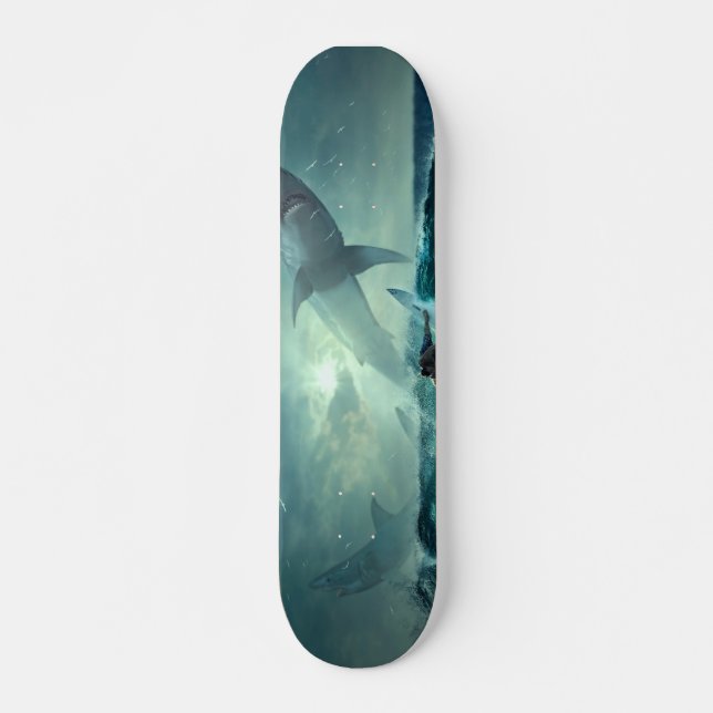 Benutzerdefinierter Hai Skateboard (Vorne)