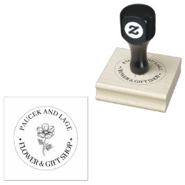 Benutzerdefinierter handgefertigter runder Stempel