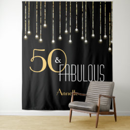 Benutzerdefinierter Hintergrund für das Black Gold Wandteppich