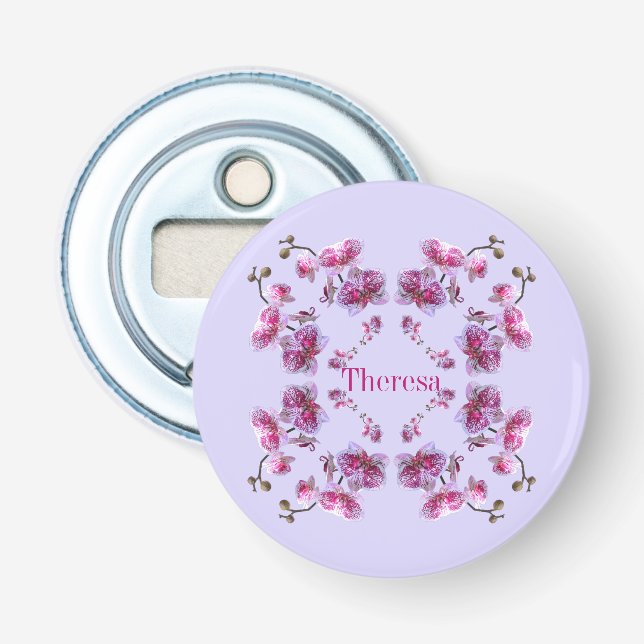 Benutzerdefinierter Hochzeittext Name Geschenk Fla Flaschenöffner (Vorderseite)