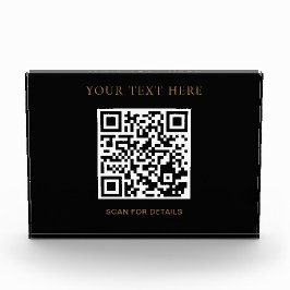 Benutzerdefinierter horizontaler Foto-Block mit QR Fotoblock