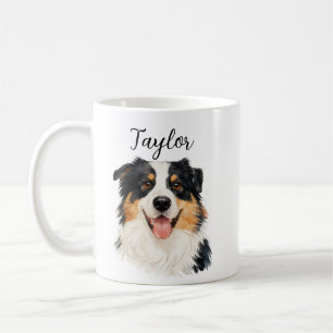 Benutzerdefinierter Hund aus Foto & Name – Persona Kaffeetasse