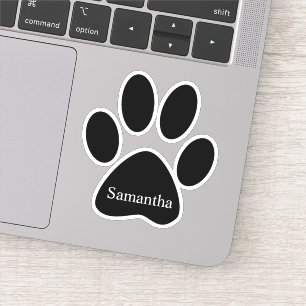 Benutzerdefinierter Hund Katzenpaw Pet personalisi Aufkleber