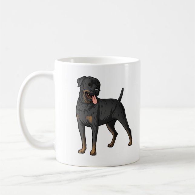 Benutzerdefinierter Hund Photo-Becher Kaffeetasse (Links)