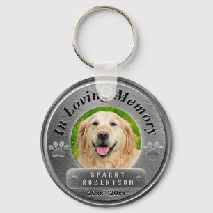 Benutzerdefinierter Hundememorial-Silver Schlüsselanhänger