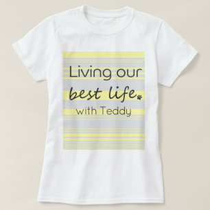 Benutzerdefinierter Hundename   Stylische Hundemut T-Shirt