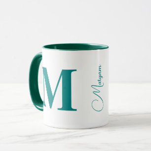 Benutzerdefinierter initialer Buchstabe Name   Mod Tasse