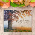 Benutzerdefinierter Inspirationsbibelvers aus Isai Puzzle<br><div class="desc">Design = Herbst großer Baum mit Bank. Haben Sie jemals das Gefühl, allein zu sein, und nichts geht Ihnen nach? Denk immer daran, dass Gott seinem eigenen Volk immer helfe, aber du musst diesen Glauben haben! Isaiah 41:10 ist mein Lieblingsvers aus Jesaja. Das wird dich motivieren! Stehen Sie also auf...</div>