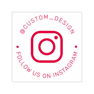 Benutzerdefinierter Instagram-Benutzername Folge Permastempel