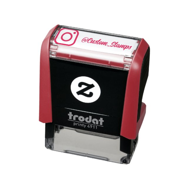 Benutzerdefinierter Instagram Name, folgen Sie mir Permastempel (Produkt)