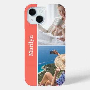 Benutzerdefinierter iPhone-Fall mit zwei Fotos und Case-Mate iPhone Hülle