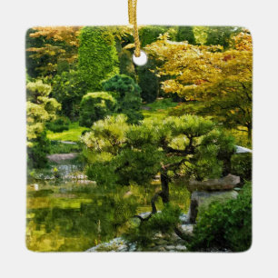 Benutzerdefinierter japanischer Garten - Tradition Keramikornament