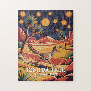 Benutzerdefinierter Joshua-Baum Lustiger Roadrunne Puzzle