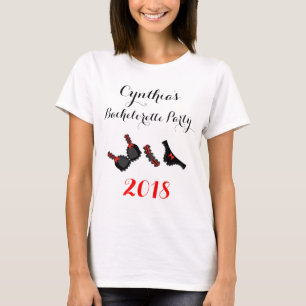 Benutzerdefinierter Junggeselinnen-Abschied T-Shirt