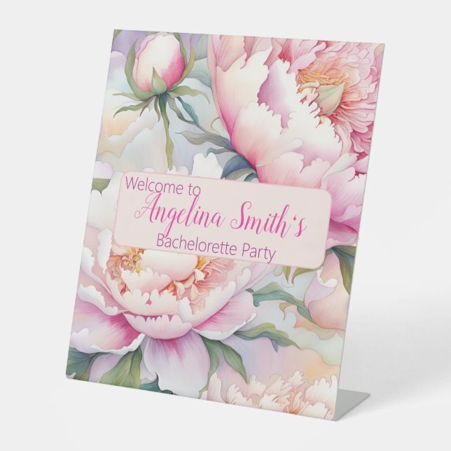 Benutzerdefinierter Junggeselinnen-Abschied, zu üb Sockelschild (Vorderseite)