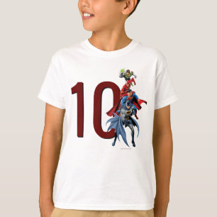 Benutzerdefinierter Justice League Geburtstag T-Shirt