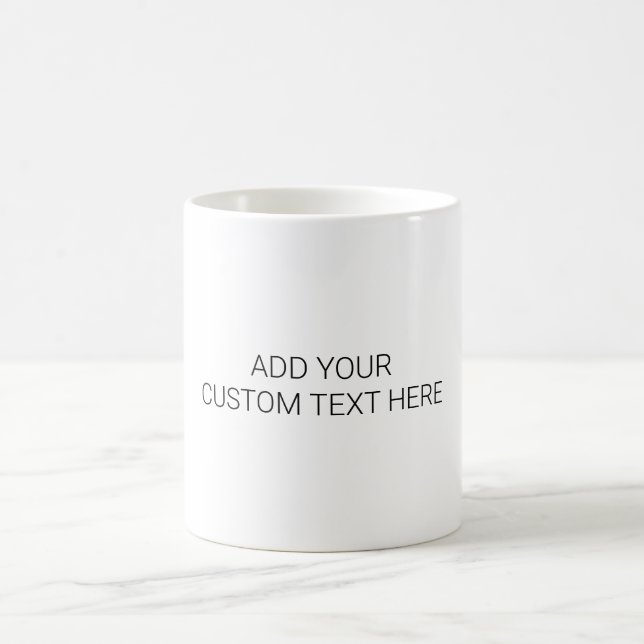 Benutzerdefinierter Kaffeebecher, Küchen-Frühstück Kaffeetasse (Mittel)