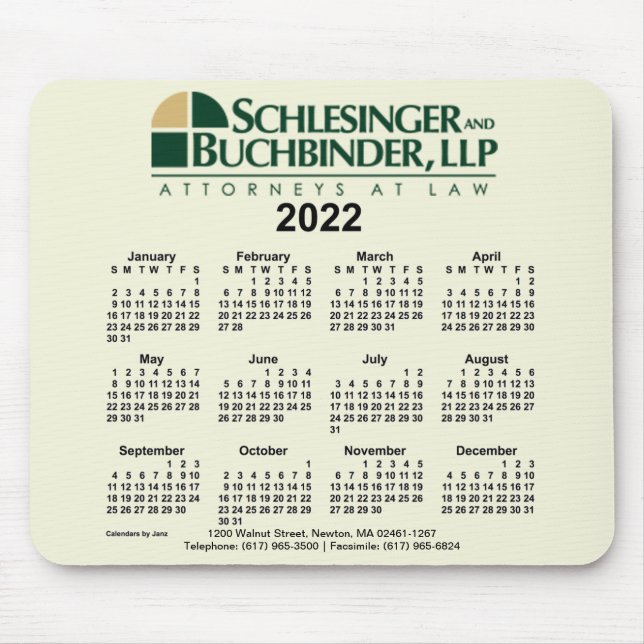 Benutzerdefinierter Kalender 2022 von Janz Mouse P Mousepad (Vorne)