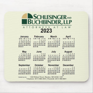 Benutzerdefinierter Kalender 2023 von Janz Mousepad