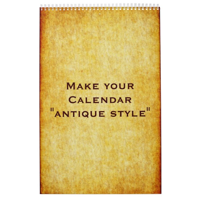 Benutzerdefinierter Kalender "ANTIQUE STIL" + Ihre (Titelbild)