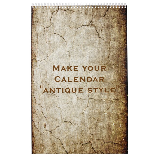 Benutzerdefinierter Kalender "ANTIQUE STIL" + Ihre (Titelbild)