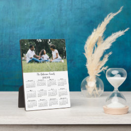 Benutzerdefinierter Kalender für 2026 mit Foto und Fotoplatte