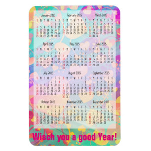 Benutzerdefinierter Kalender + Ihr eigenes Foto /  Magnet