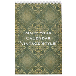 Benutzerdefinierter Kalender "VINTAGE STYLE" + Ihr