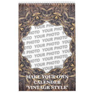 Benutzerdefinierter Kalender "VINTAGE STYLE" + Ihr