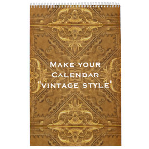 Benutzerdefinierter Kalender "VINTAGE STYLE" + Ihr