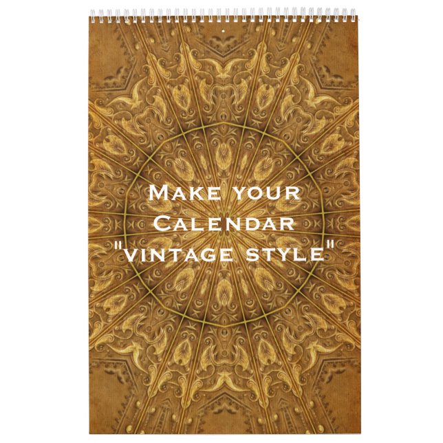 Benutzerdefinierter Kalender "VINTAGER STIL" + Ihr (Titelbild)