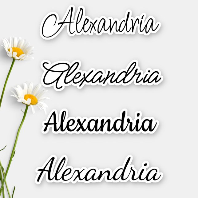 Benutzerdefinierter Kallionsname Wasserdicht Aufkleber (Von Creator hochgeladen)