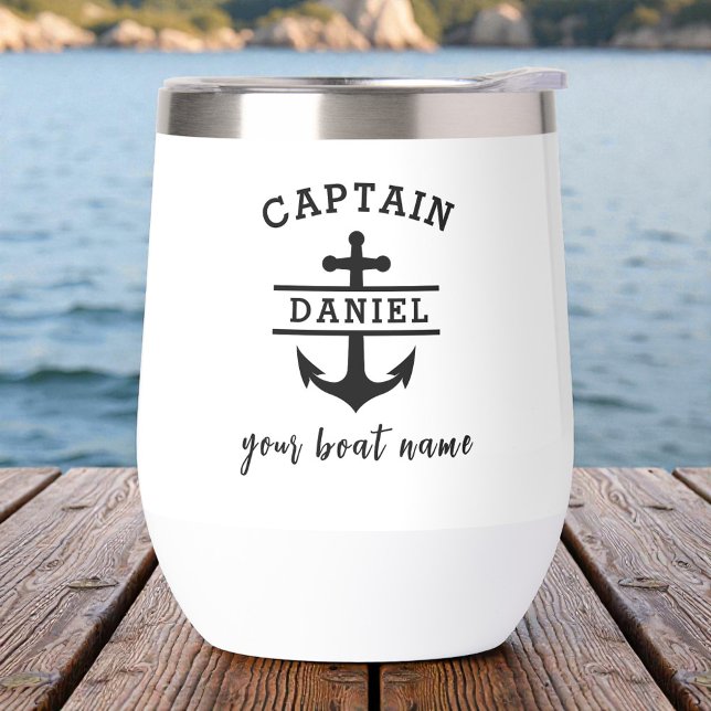 Benutzerdefinierter Kapitänsboot-Name Nautical Anc (Von Creator hochgeladen)