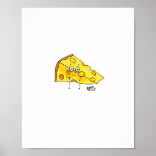 Benutzerdefinierter Käse. Reif. Geburtstag Poster