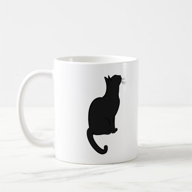 Benutzerdefinierter Katzenfoto-Mug Kaffeetasse (Links)