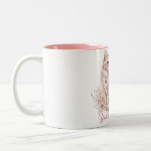 Benutzerdefinierter Katzenname Becher Zweifarbige Tasse