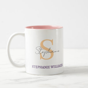 Benutzerdefinierter Klassischer Eleganter Schwarze Zweifarbige Tasse