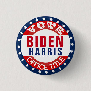 Benutzerdefinierter Knopf für Biden Harris-Kampagn Button