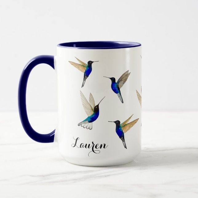 Benutzerdefinierter Kolibris-Mug Tasse (Links)