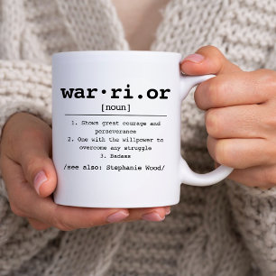 Benutzerdefinierter Krieger, Alkoholsucht, Krebsüb Kaffeetasse