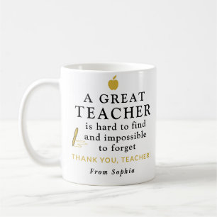 Benutzerdefinierter Lehrermug – Ein großartiges Ge Kaffeetasse