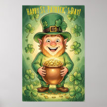 Benutzerdefinierter Leprechaun Gnom Frohen St. Pat