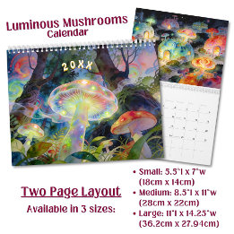 Benutzerdefinierter leuchtender psychedelischer Pi Kalender