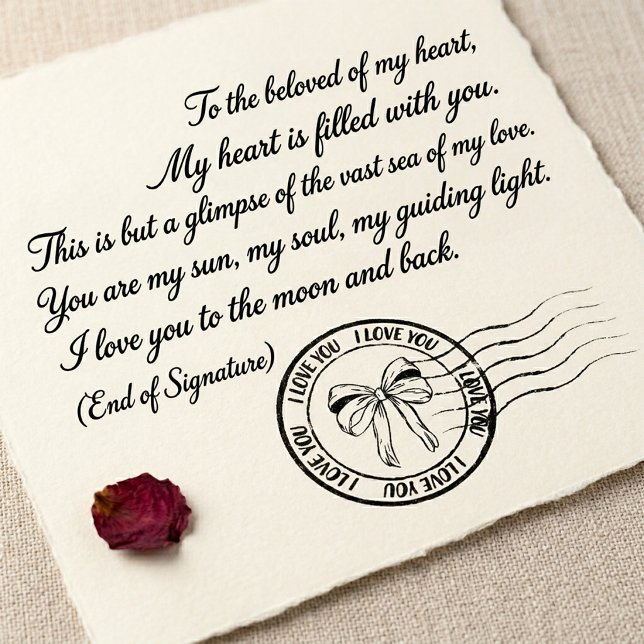 Benutzerdefinierter Liebes-Poststempel Permastempel (Von Creator hochgeladen)