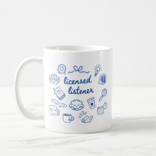 Benutzerdefinierter lizenzierter Zuhörer-Mug-Gift Kaffeetasse