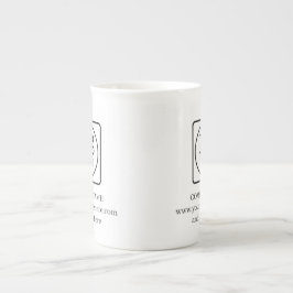 Benutzerdefinierter Logo Bone China Unternehmenswe Prozellantasse