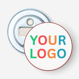 Benutzerdefinierter Logo-Button-Flaschenöffner als Flaschenöffner