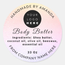 Benutzerdefinierter Logo Name BodyButter Kosmetik
