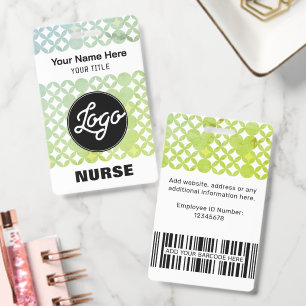 Benutzerdefinierter Logo-Name Mitarbeiter-Tag Prof Ausweis
